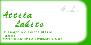 attila lakits business card